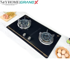 Bếp ga đôi GRANDX GX GS286 - Bảo hành chính hãng 2 năm