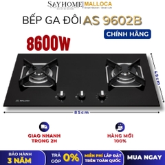 Bếp Ga đôi MALLOCA AS 9602B - Hàng chính hãng