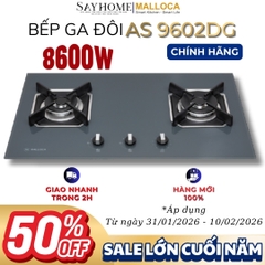 Bếp Ga đôi MALLOCA AS 9602DG - Hàng chính hãng