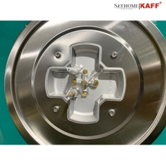 Bếp ga đôi màu xanh ngọc hiện đại KAFF KF-630 tại thành phố Hồ Chí Minh