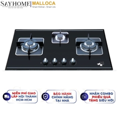 Bếp Ga MALLOCA AS 9403B 3 vùng nấu - Hàng chính hãng