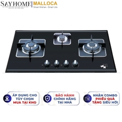 Bếp Ga MALLOCA AS 9403B 3 vùng nấu - Hàng chính hãng