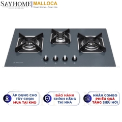 Bếp Ga MALLOCA AS 9603DG 3 vùng nấu - Hàng chính hãng