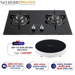 Bếp Ga đôi MALLOCA GHG 732A NEW   - Hàng chính hãng