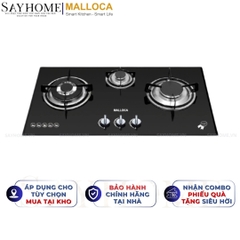 Bếp Ga MALLOCA GHG 733B NEW 3 vùng nấu - Hàng chính hãng