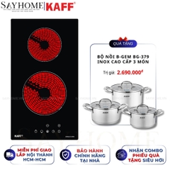 Bếp hồng ngoại đôi Domino KAFF KF-330DC - Bảo hành chính hãng 5 năm