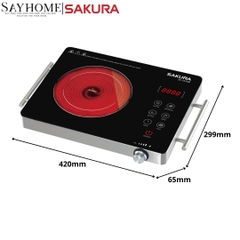 Bếp hồng ngoại đơn SAKURA SE-3150B- Chính hãng