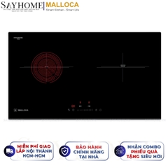 Bếp điện từ đôi Malloca MH-732 IRN - Hàng chính hãng Malloca