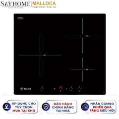 Bếp từ MALLOCA MI 593 BN 3 vùng nấu - Hàng chính hãng