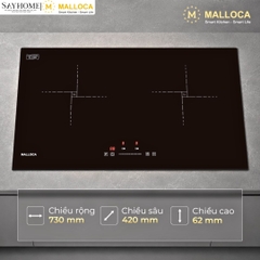 Bếp từ đôi MALLOCA MIH 732 ECO tại Thành phố Hồ Chí Minh