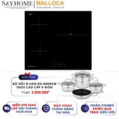 Bếp từ Malloca MH-5903 IN 3 vùng nấu - Hàng chính hãng Malloca