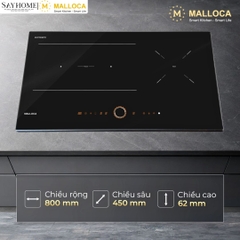 Bếp 2 từ 1 điện MALLOCA MIR9021ES tại thành phố Hồ Chí Minh