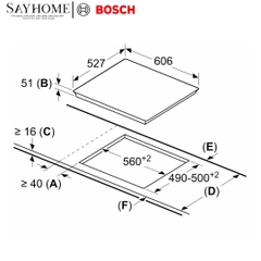 Bếp từ Bosch 3 vùng nấu PID675DC1E Serie 8 tại thành phố Hồ Chí Minh