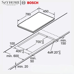 Bếp Từ Bosch Serie 6 PMI82560VN 2 Vùng Nấu tại thành phố Hồ Chí Minh