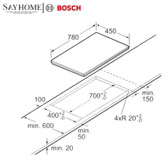 Bếp Từ Bosch Serie 8 PPI82566VN 2 Vùng Nấu tại thành phố Hồ Chí Minh