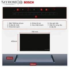 Bếp Từ Bosch Serie 8 PPI82566VN 2 Vùng Nấu tại thành phố Hồ Chí Minh