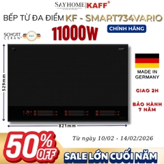 Bếp từ đa vùng nấu KAFF KF-Smart734Vario CAO CẤP - Bảo hành chính hãng 7 năm