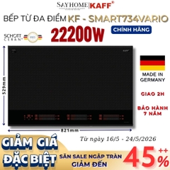 Bếp từ đa vùng nấu KAFF KF-Smart734Vario CAO CẤP - Bảo hành chính hãng 7 năm