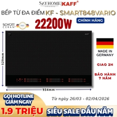 Bếp từ đa vùng nấu KAFF KF-Smart848Vario CAO CẤP - Bảo hành chính hãng 7 năm