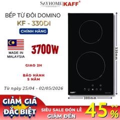 Bếp từ đôi Domino KAFF KF-330DI - Bảo hành chính hãng 5 năm