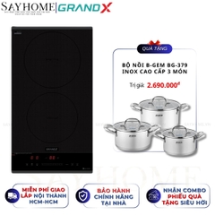 Bếp từ đôi GRANDX GX ID505 Series 5 - Bảo hành chính hãng 3 năm