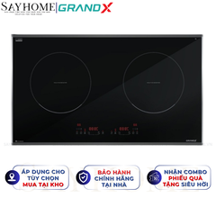 Bếp từ đôi GRANDX GX IH668SE Series 6 - Bảo hành chính hãng 3 năm