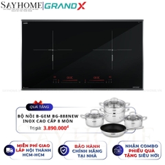 Bếp từ đôi GRANDX GX IH682SE Series 6 - Bảo hành chính hãng 3 năm
