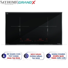 Bếp từ đôi GRANDX GX IH682SE Series 6 - Bảo hành chính hãng 3 năm