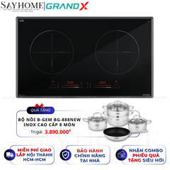 Bếp từ đôi GRANDX GX IH788Lux Series 7 - Bảo hành chính hãng 4 năm