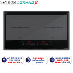 Bếp từ đôi GRANDX GX IH858Pro Series 8 - Bảo hành chính hãng 5 năm