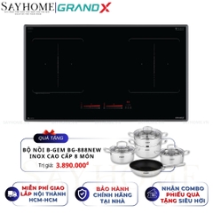 Bếp từ đôi GRANDX GX IH977G Series 9 - Bảo hành chính hãng 3 năm