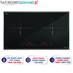 Bếp từ đôi GRANDX GX IP676SE Series 6 - Bảo hành chính hãng 3 năm