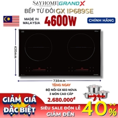 Bếp từ đôi GRANDX GX IP689SE Series 6 tại Thành phố Hồ Chí Minh