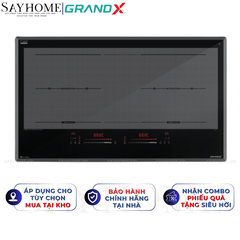 Bếp từ đôi GRANDX GX IP859Pro Series 8 - Bảo hành chính hãng 5 năm