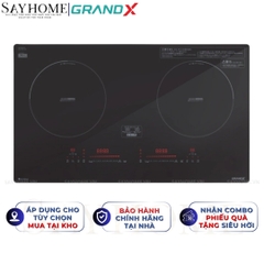 Bếp từ đôi GRANDX GX IP876JP Series 8 - Bảo hành chính hãng 5 năm