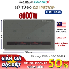 Bếp từ đôi GRANDX GX IP879JP Series 8 - Bảo hành chính hãng 5 năm