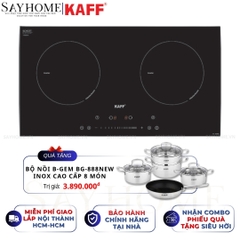 Bếp từ đôi KAFF KF-3850SL cao cấp  - Bảo hành chính hãng 7 năm