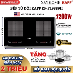 Bếp từ đôi KAFF KF-FL9889II- Bảo hành chính hãng tại nhà 5 năm