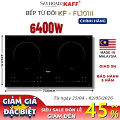 Bếp từ đôi KAFF KF-FL101II - Bảo hành chính hãng 5 năm