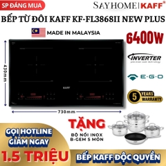 Bếp từ đôi KAFF KF - FL3868II NEW PLUS - Bảo hành chính hãng 5 năm