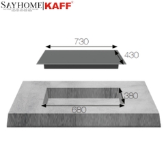 Bếp từ đôi KAFF KF - FL3868II NEW PLUS - Bảo hành chính hãng 5 năm