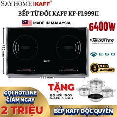Bếp từ đôi KAFF KF-FL999II - Bảo hành chính hãng 5 năm