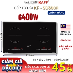 Bếp từ đôi KAFF KF-SD300II - Bảo hành chính hãng 5 năm