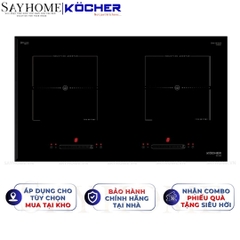 Bếp từ đôi Kocher DI-220 -  Bảo hành 3 năm