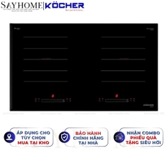 Bếp từ đôi Kocher DI-221 -  Bảo hành 3 năm
