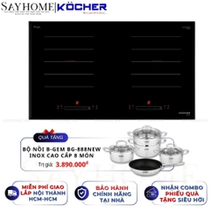Bếp từ đôi Kocher DI-221 -  Bảo hành 3 năm