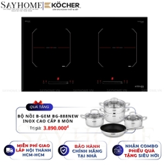Bếp từ đôi Kocher DI-222 - BH 3 năm