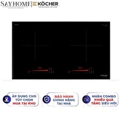 Bếp từ đôi Kocher DI-332 PRO - BH 3 năm