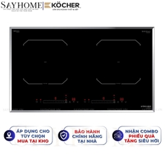 Bếp từ đôi Kocher DI-608SE - BH 3 năm