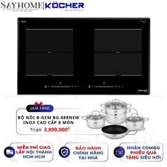 Bếp từ đôi Kocher DI 609 -  Bảo hành 3 năm